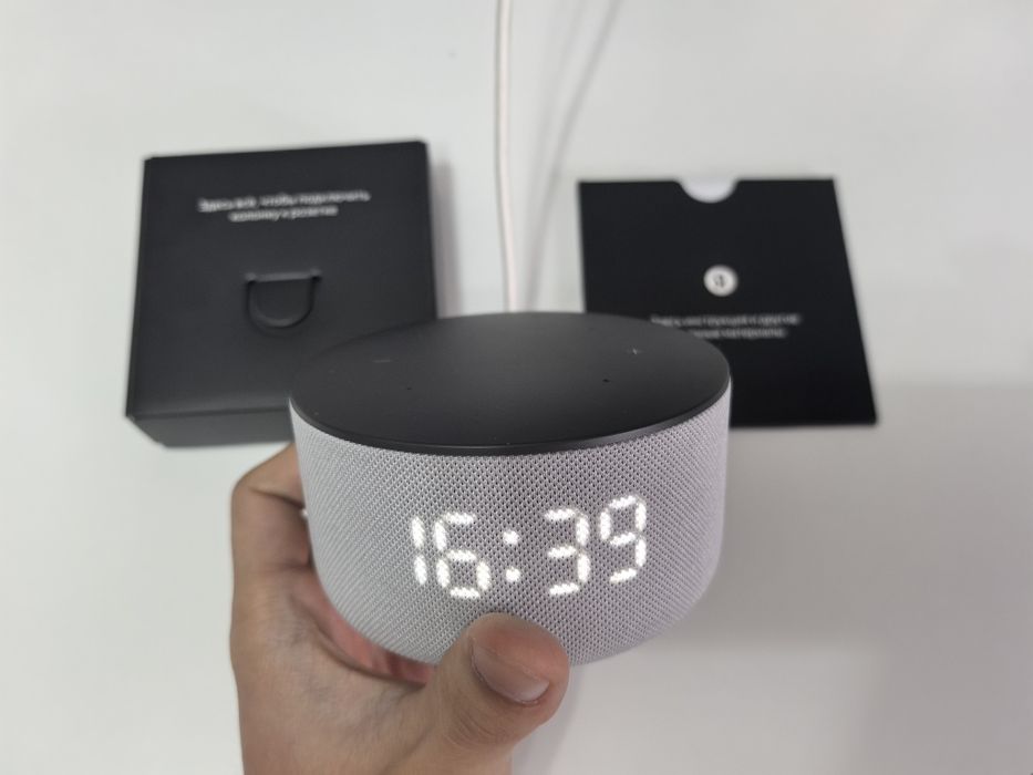 Яндекс станции мини 3 с часами идеал