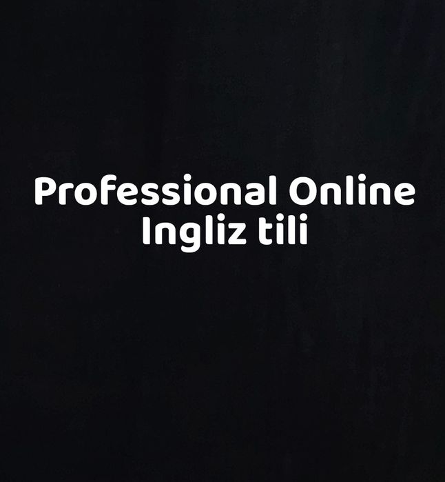 Online Ingliz Tili!