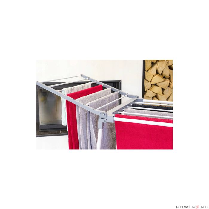 Uscator de rufe pliabil, picioare antiaderente, tije groase, 20kg,
