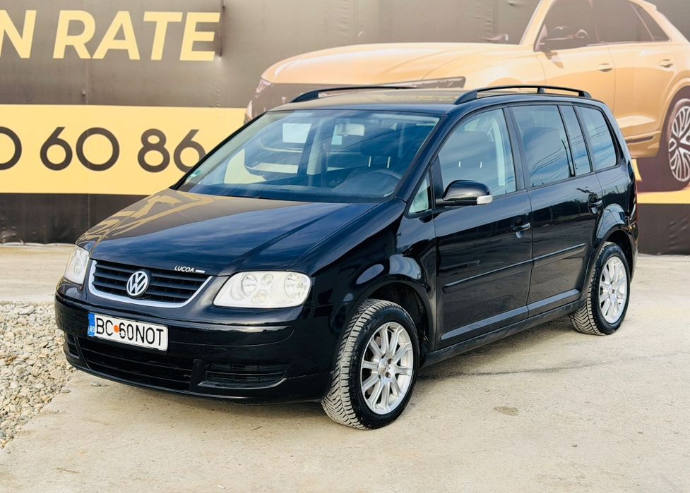 VW Touran, 1.9 TDI, 2006, 267.000 km, RATE CU BULETINUL,  AVANS 0