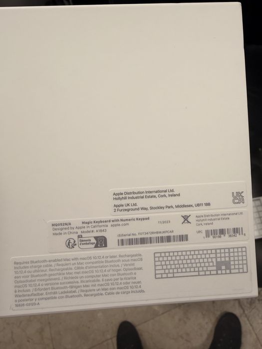 Tastatura apple magic keyboard layout qwerty international noua