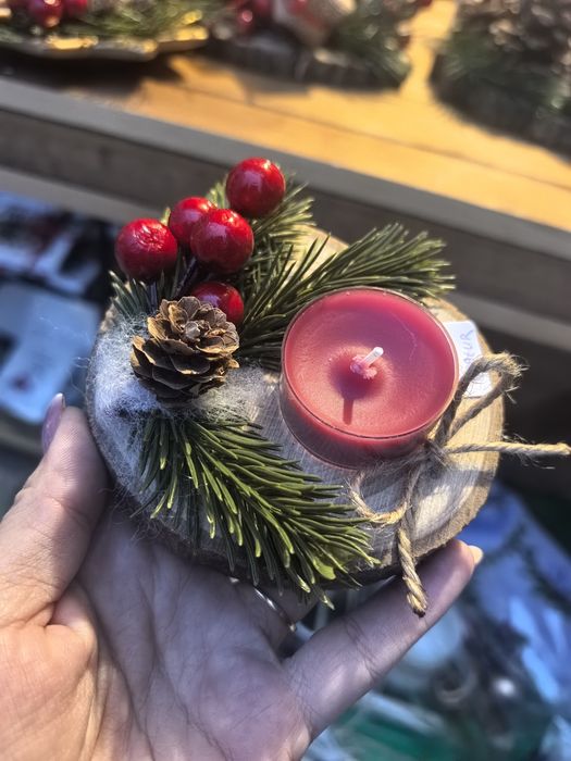 Коледни свещници