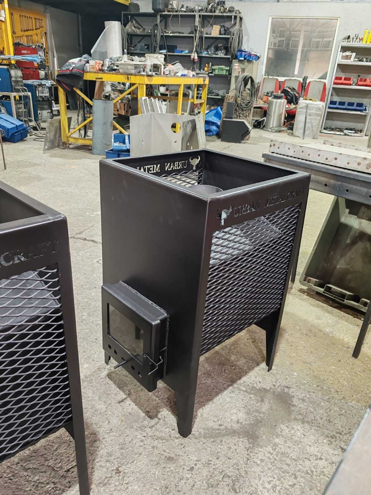 soba metalica pentru sauna