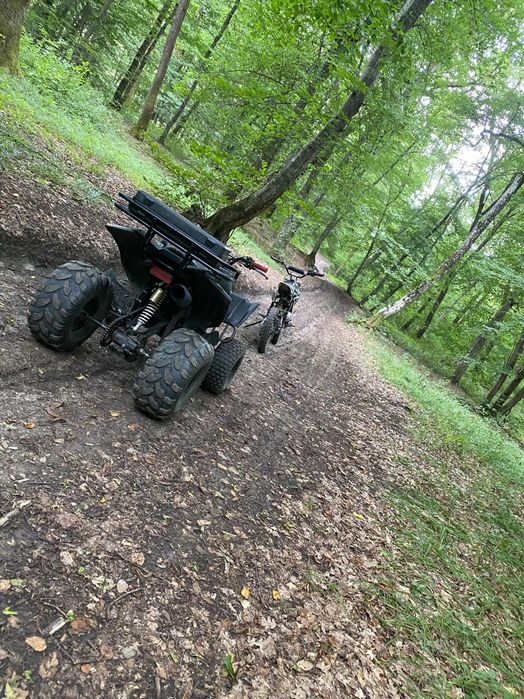 Vând sau schimb cu cross atv ul este cadru mare semi automat impecabil