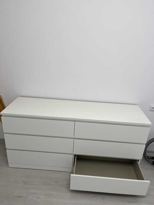 Comoda alba 160 x 48 x 78