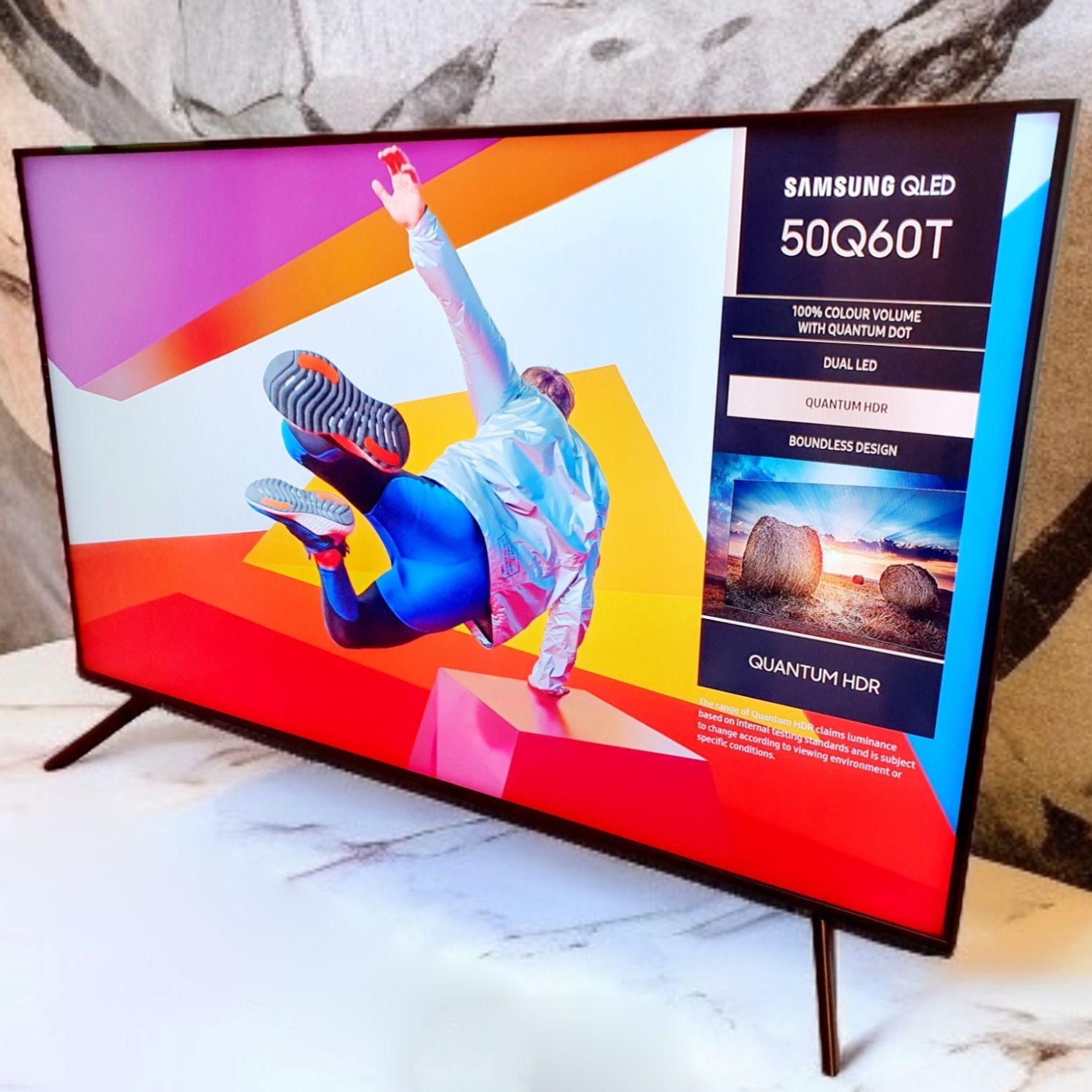 Телевизор - Samsung 50 ИНЧА - QLED - SMART TV - 4K !