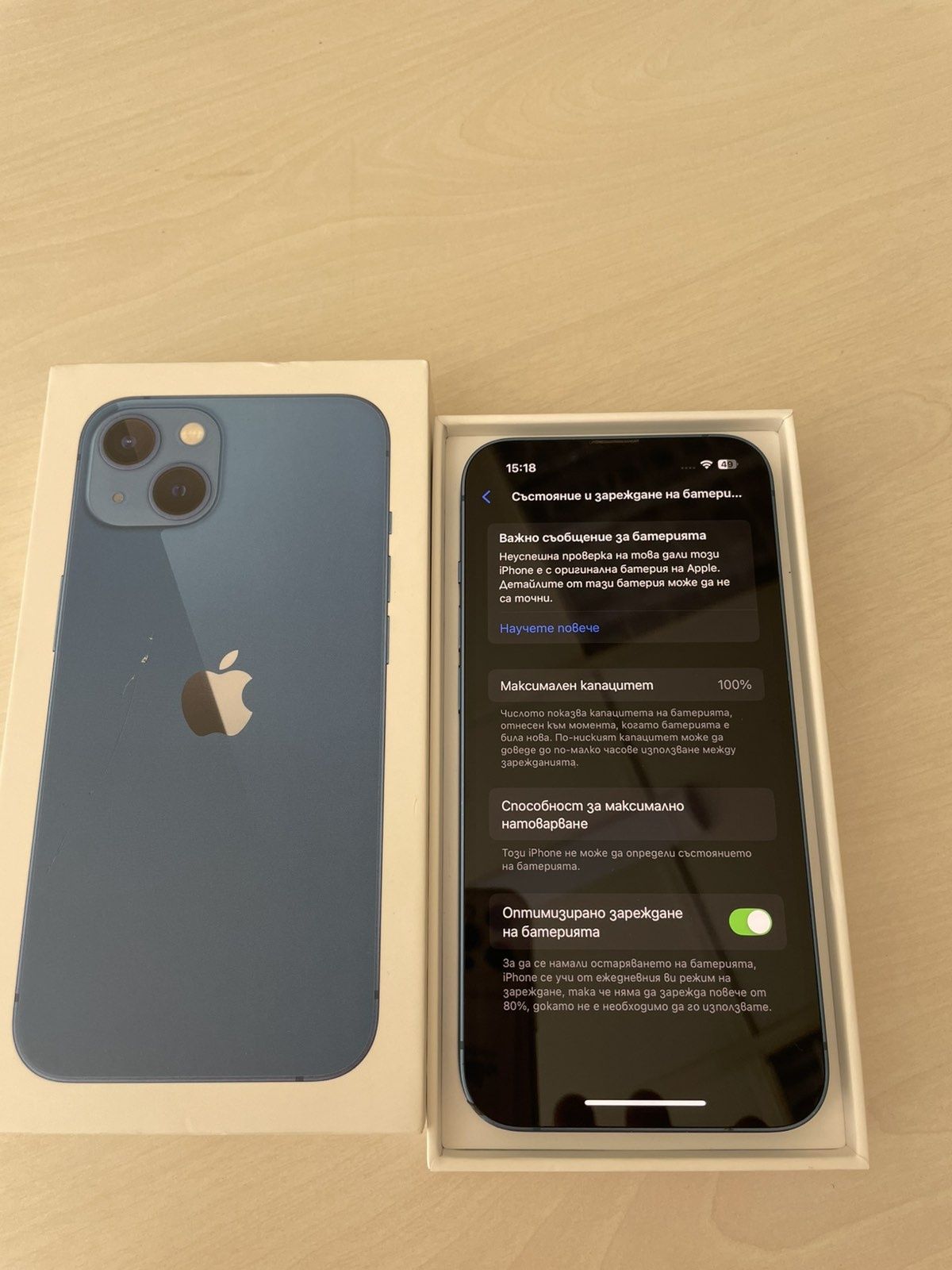 Iphone 13 Blue - 100%Battery health