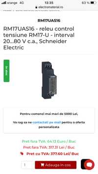 Releu control tensiune RM17UAS16 Schneider Electric