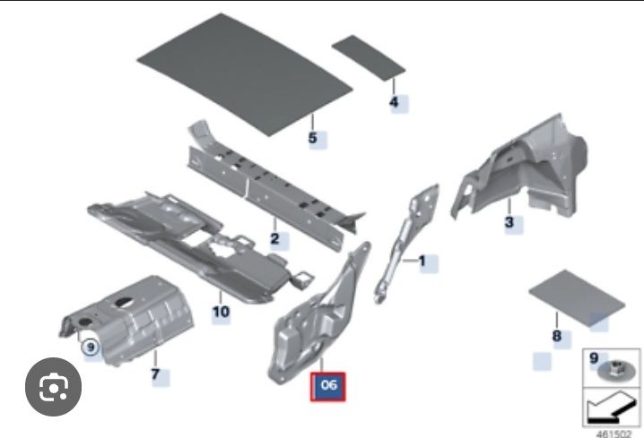 Tapiserie folie insonorizare usa portiera BMW X1 f48 dreapta