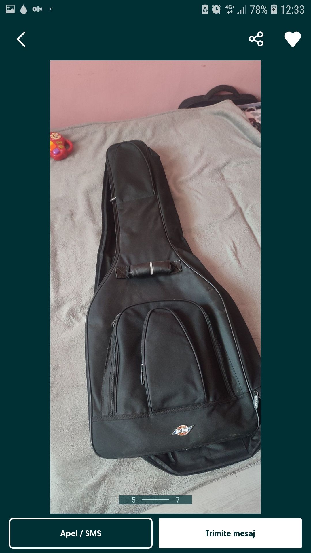 Husa chitara acustica 4/4, Gigbag The original, noua