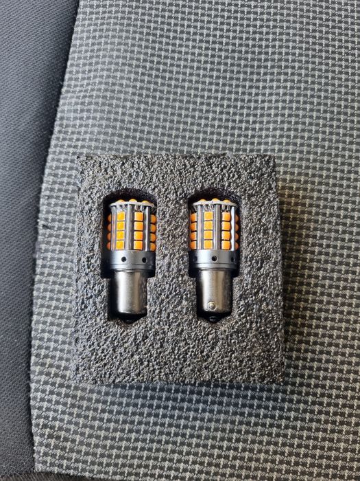 Bec led p21w galben semnalizari