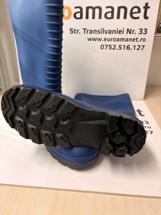 Cizme cauciuc ,culoarea albastra -T-