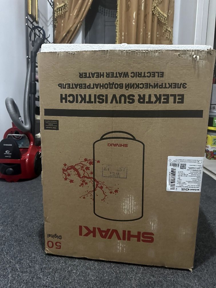 Ariston 3 yil kafolati bor 50 Liter Shivaki Dry 2.0kw
