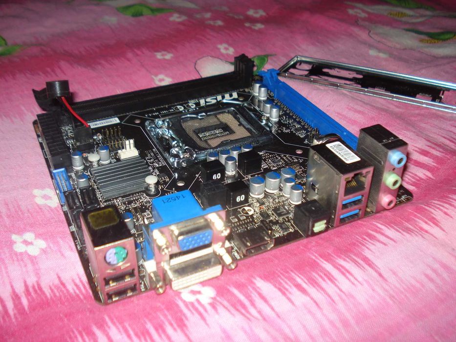 placa baza calculator mini itx msi h81i soket 1150 usb 3.0 hdmi optic