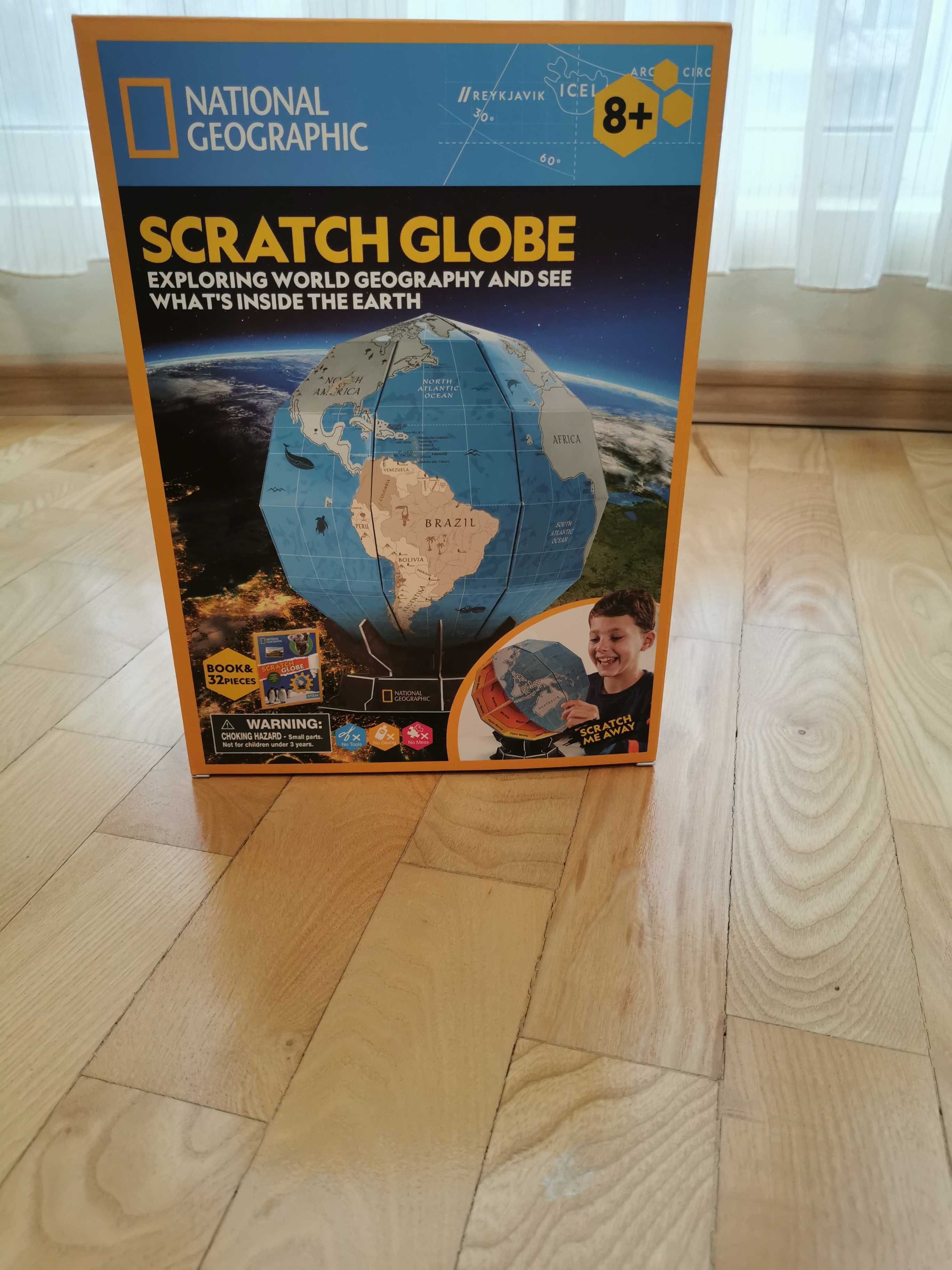 3D пъзел scratch globe