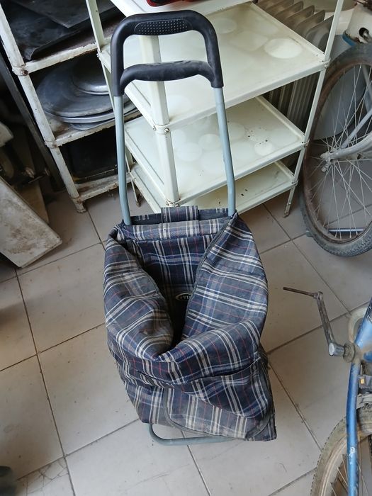 Коляска сункой..