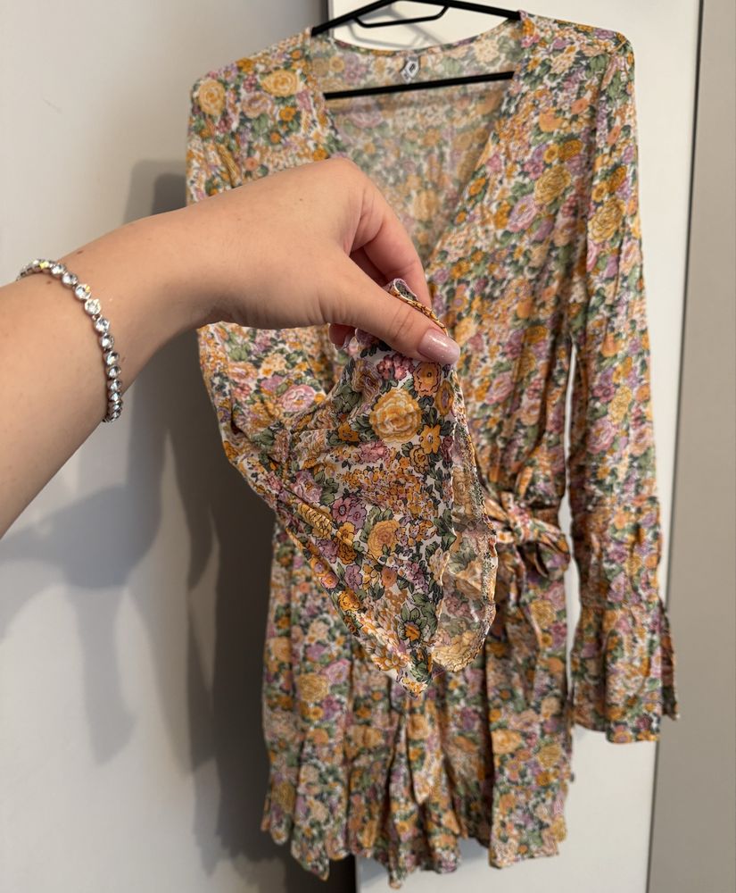 Salopetă de vară floral