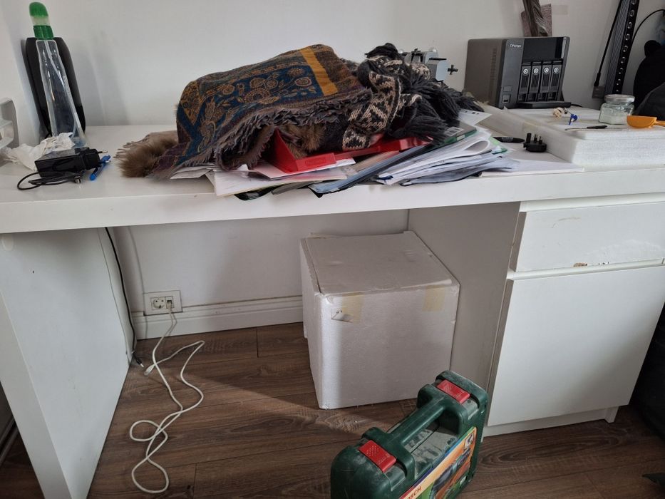 Ikea birou Malm 140x64