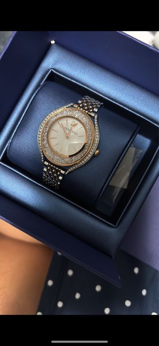 Ceas swarosqi cu auru roz