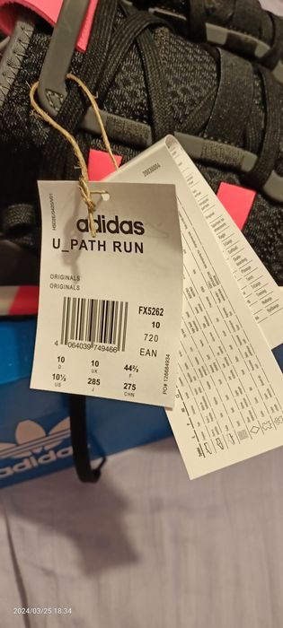 Adidas U path run noi in cutie originali 44.5