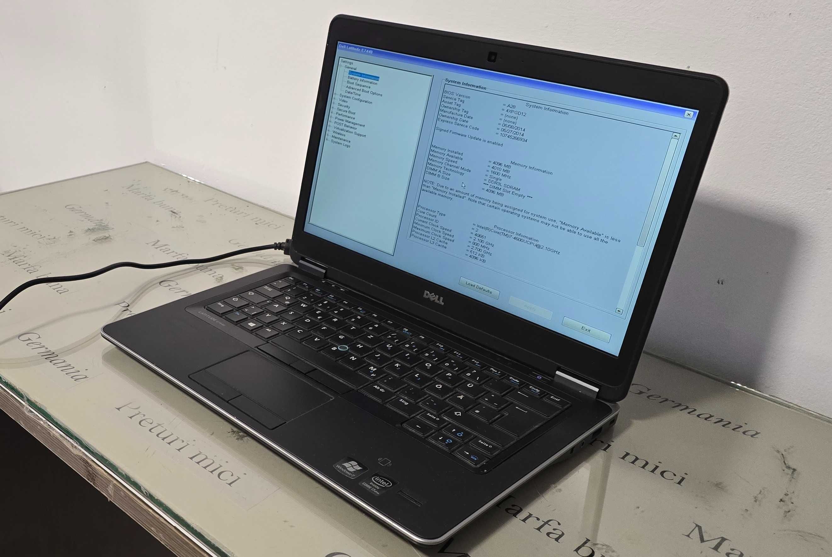 Laptop core i7 - Dell Latitude E7440 - functional perfect