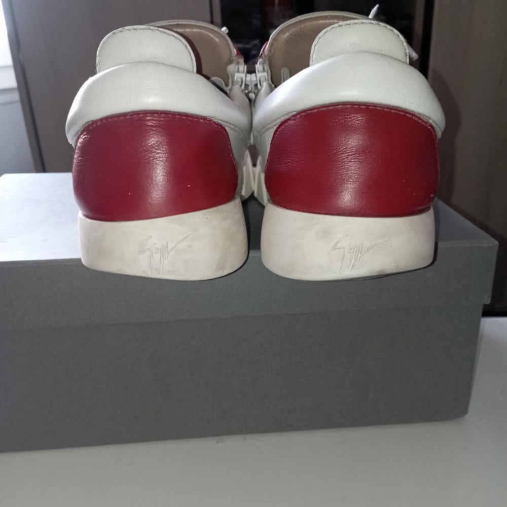 Giuseppe Zanotti shark low, frankie leather, 2 ЧИФТА 43,45 номер..