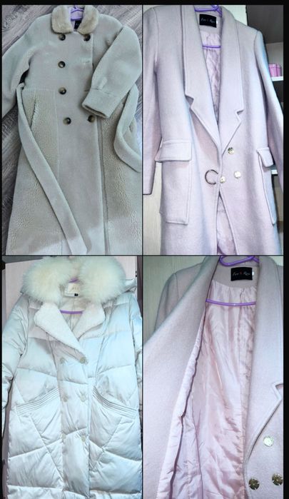 Верхняя одежда женская из натуральной овчины шерсти и пуха