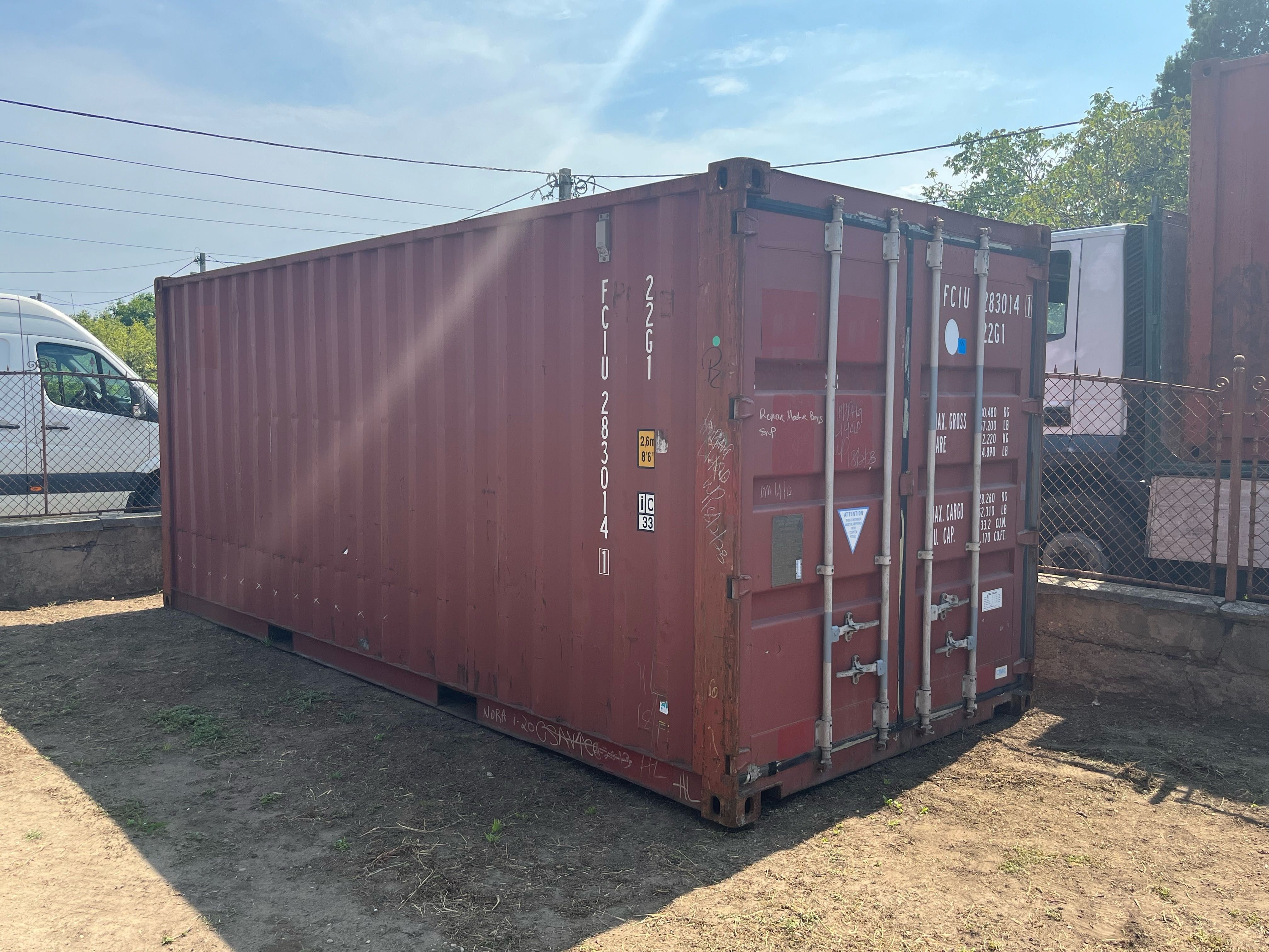 Containere second hand Maritim 20 ft