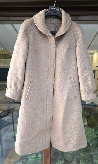 Дамско палто лама и мерино  размер Л-ХЛ