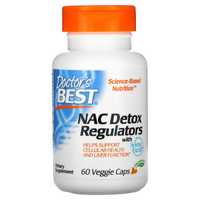 Doctor's Best, NAC (N-ацетилцистеин), 60 капсул
