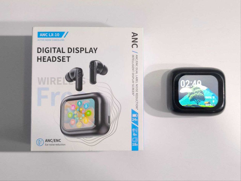Беспроводные наушники с сенсорным дисплеем "ANC LX-10"