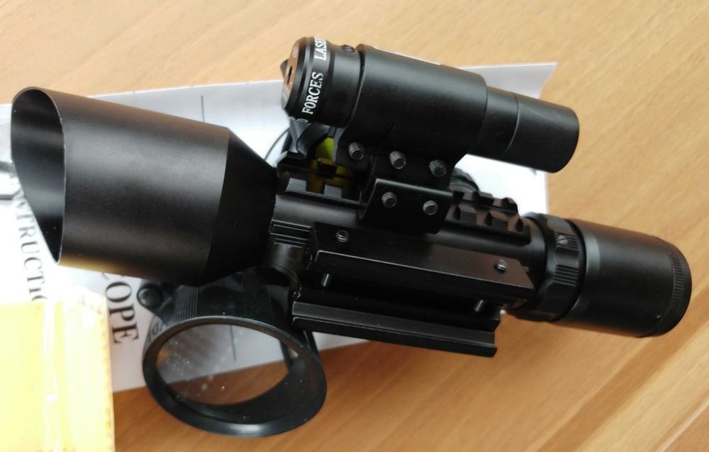 Оптика с лазер М9 3-10х42Е