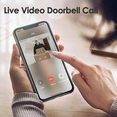WiFi видео звънец съвместим със смартфон Dzees