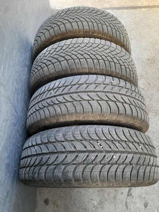 Set Roti cu Anvelope Cauciucuri M+S Iarna 195/65/R15 Bridgestone 2024