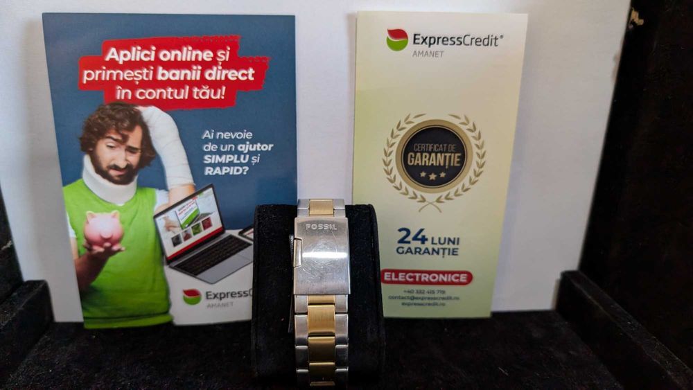 Ceas Quartz Fossil (Ag8 Tudor1/B73679) – Garantie 2 Ani!