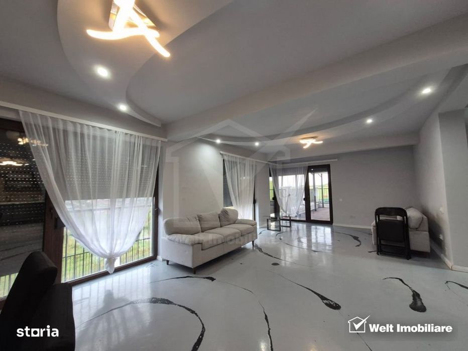Duplex, Borhanci, 6 camere, 4 bai, 3 terase, curte individuala, parcar