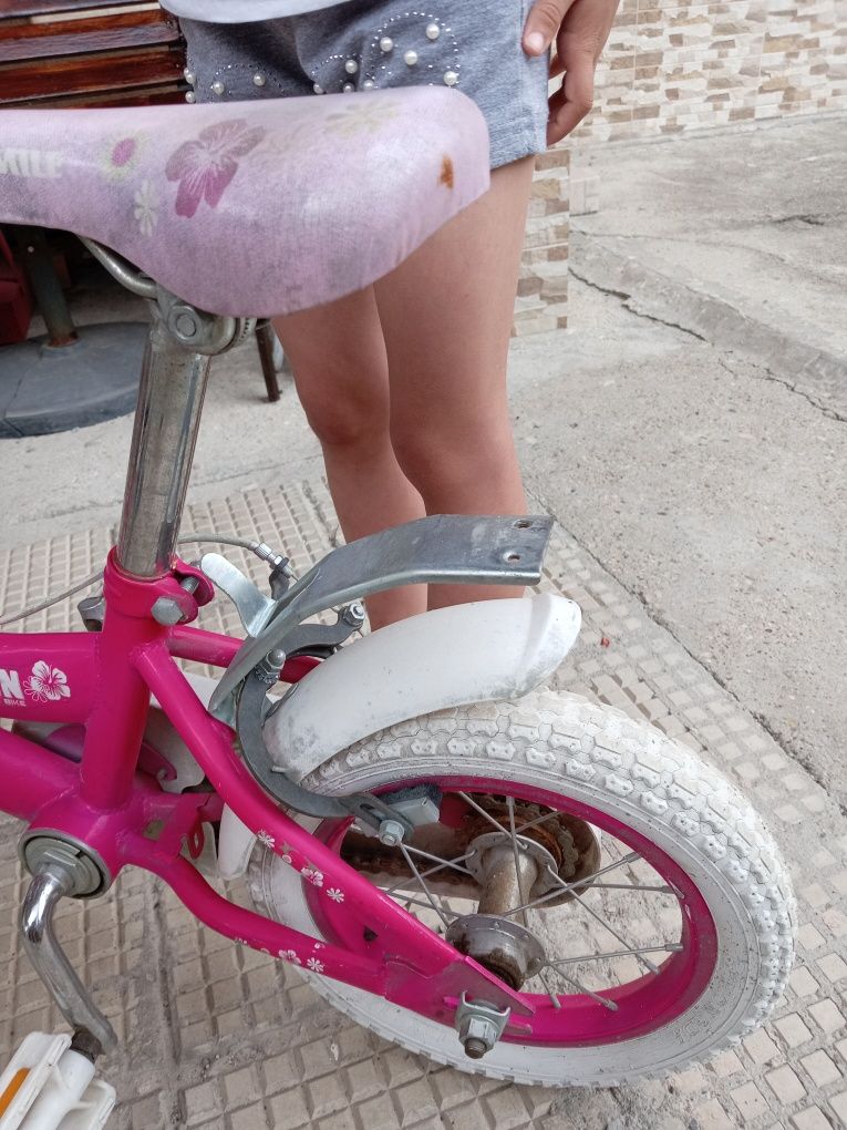 Колело 12 "  розово