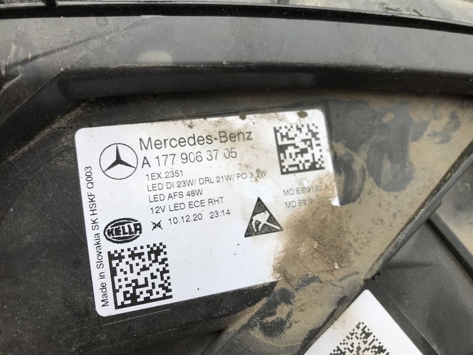 Ляф фар за Мерцедес А180 2017г.-.Ксенон