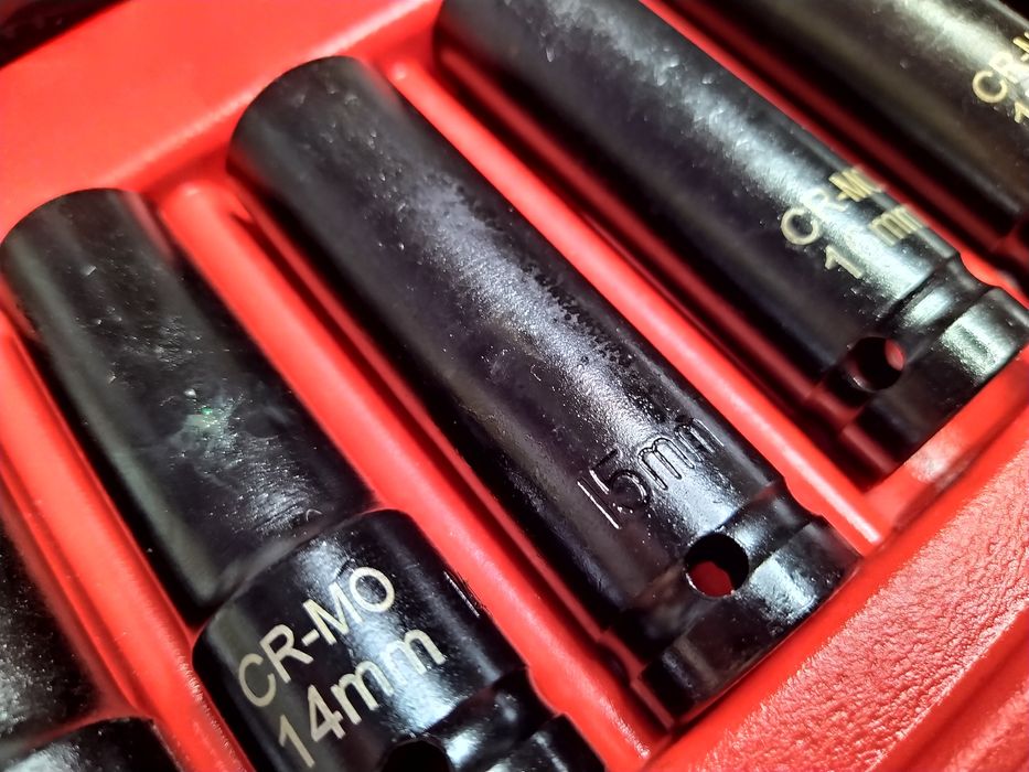 Trusa chei tubulare de impact lungi 25 piese, 8-36mm, 1/2