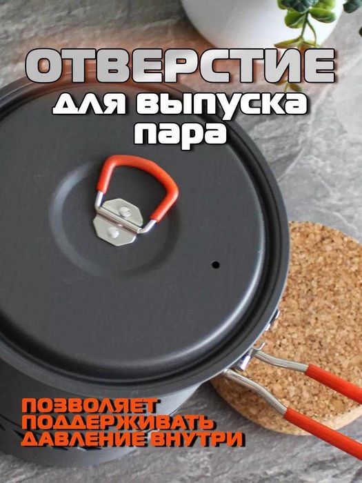 Походная кастрюля с радиатором