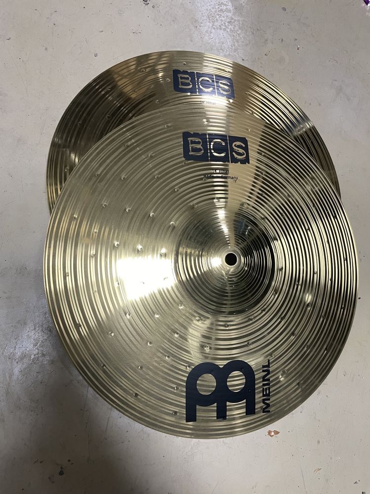 Тарелки для барабанов hihat meinl bcs