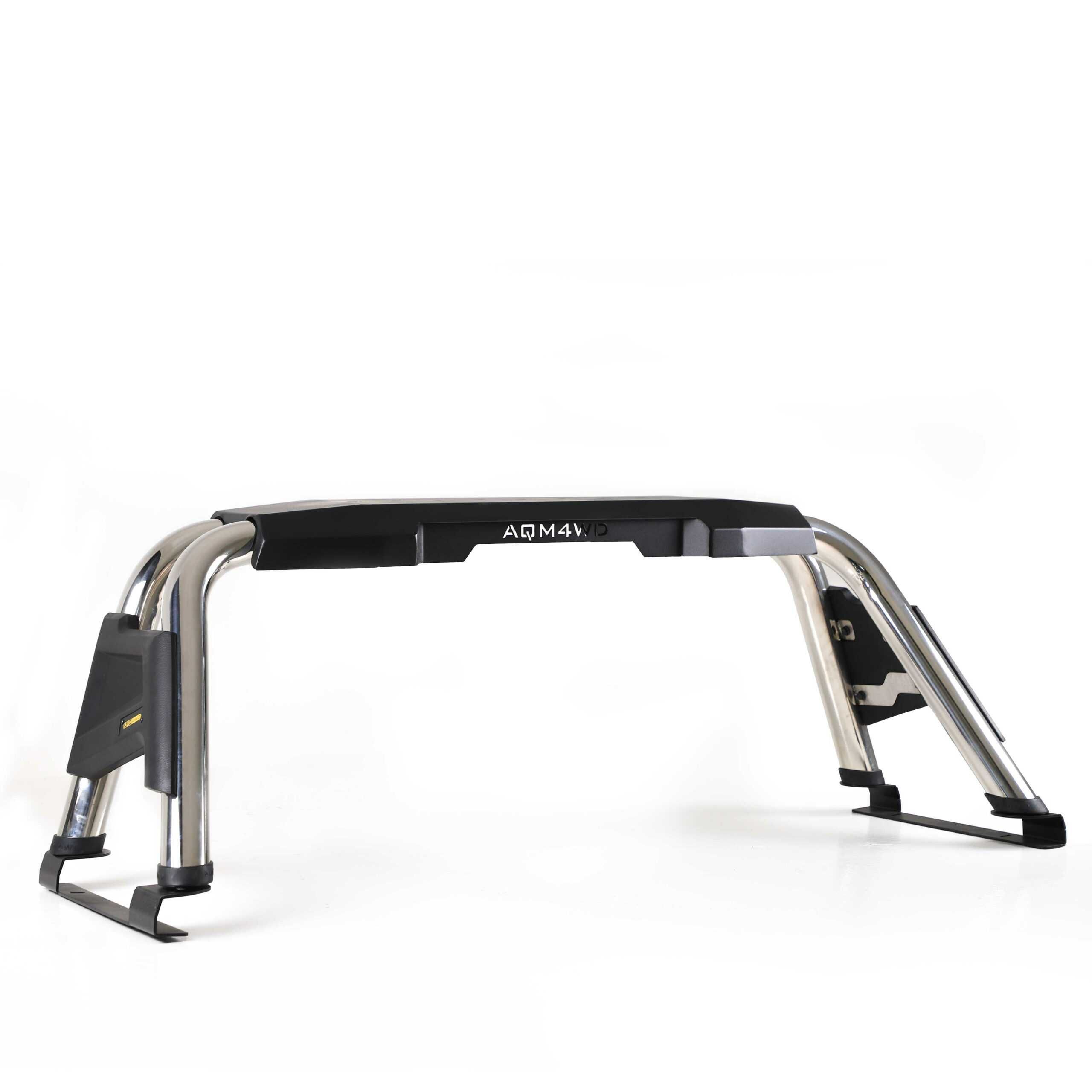 Rollbar Double Plus Chrome Mitsubishi L200 (2007-2024) AQM4WD PRB01