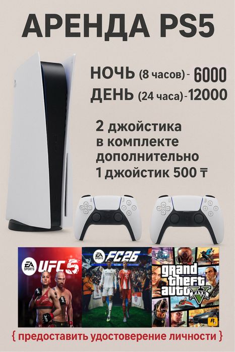 Аренда Playstation 5 ГРЭС, Байсерке…