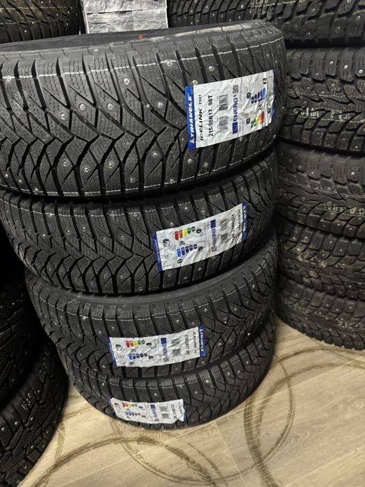 Шины новые зима шипы 215/55 R17 покрышки резина колеса донгелек