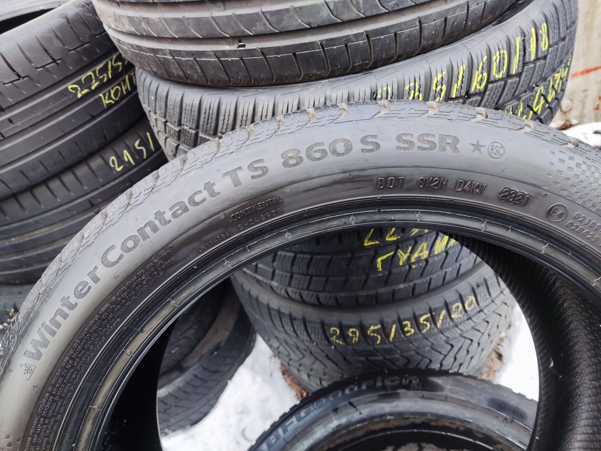 1бр. зима гума 255/40/18 Continental Winter Contact TS860, Runflat
