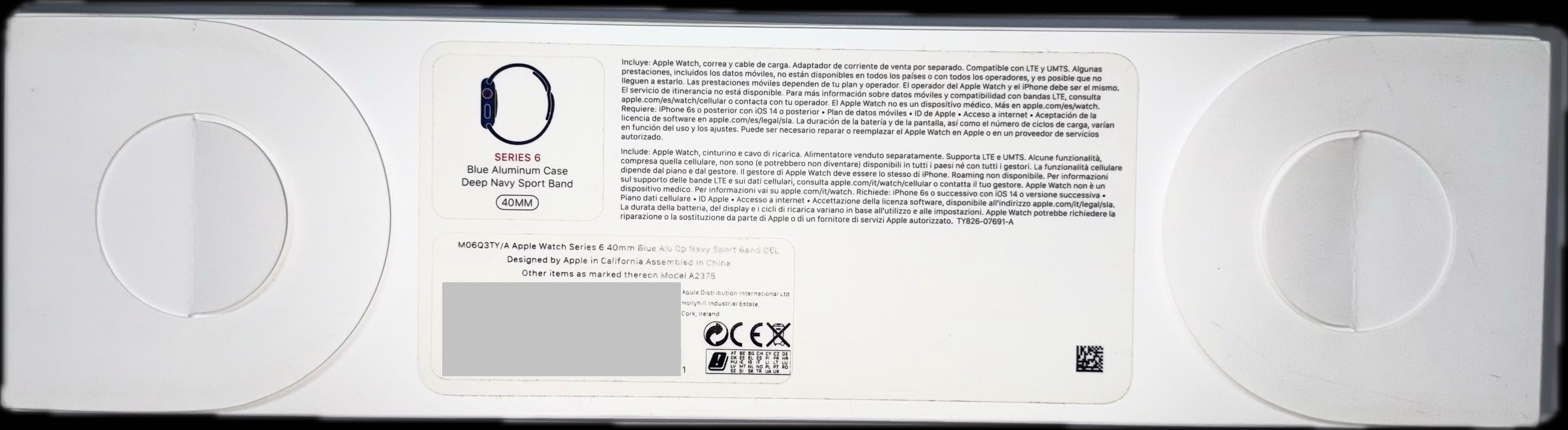 Apple Watch Series 6 GPS + Cellular 40mm – Отлично състояние!