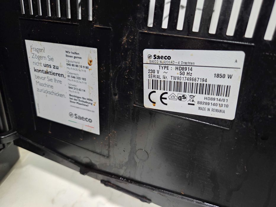 Espressor Automat Saeco Incanto HD8914 Aparat cu Cafea Boabe