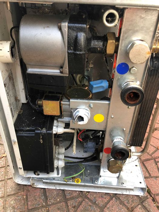 Котле на Газ 24 kw, газово котле Zilmet, 8 литра