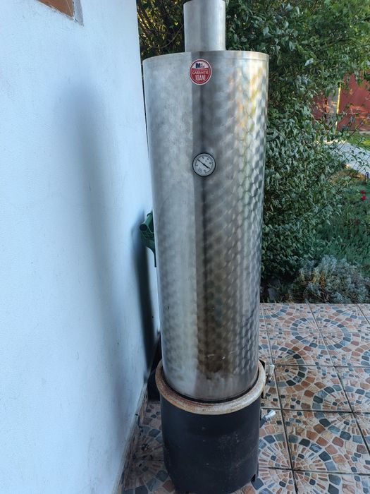 Vand boiler inox pe lemne