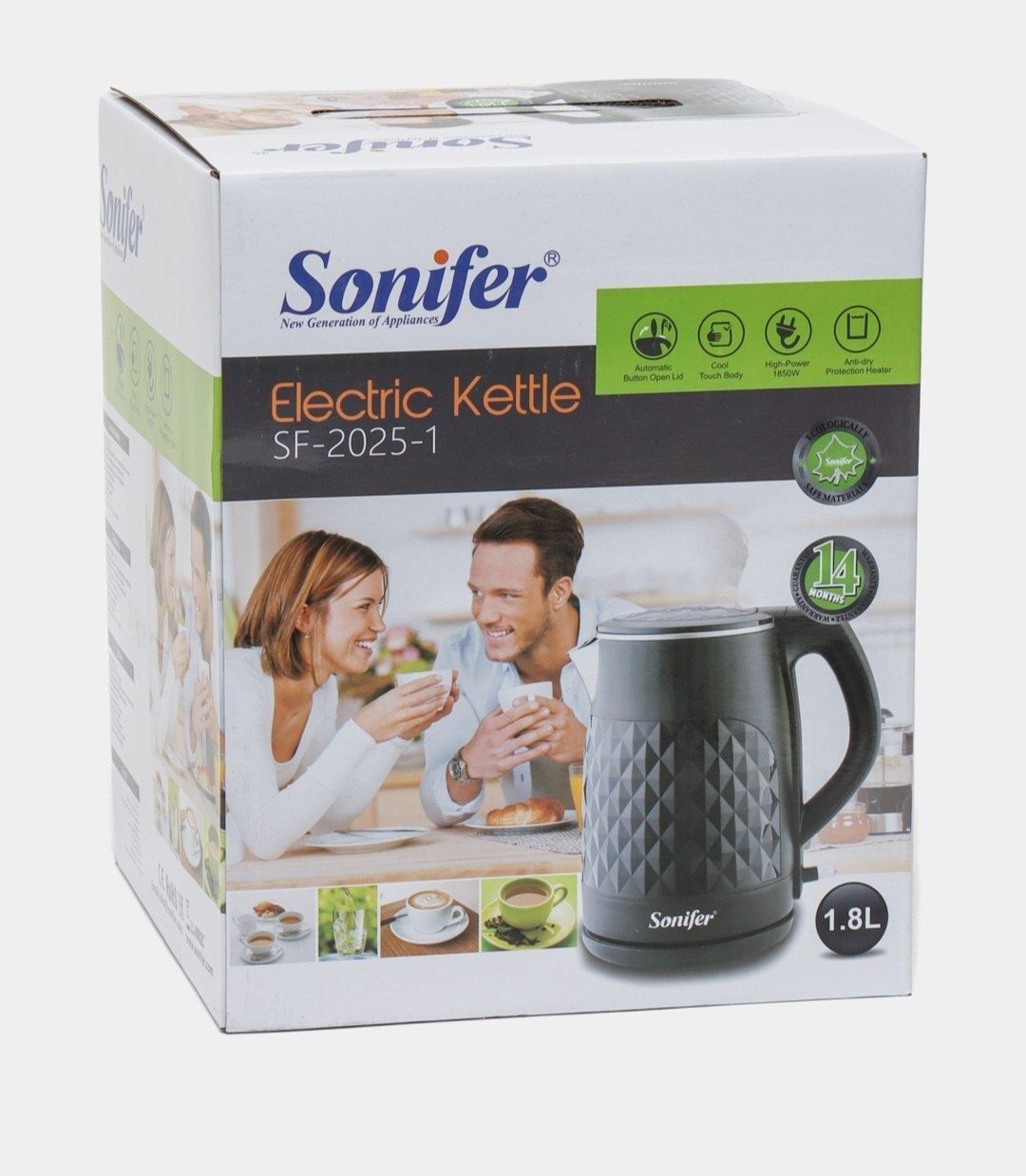 Электрический чайник SONIFER ,   2 литра. 
Описание товара :
